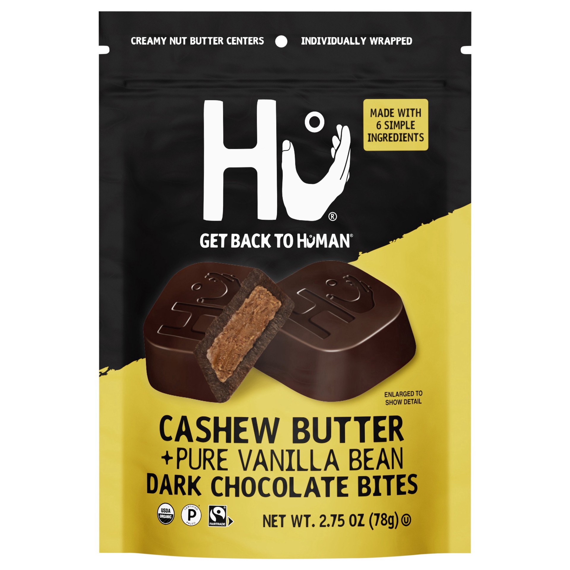 slide 1 of 1, Hu Cashew Butter Chocolate Bites, 2.75 oz
