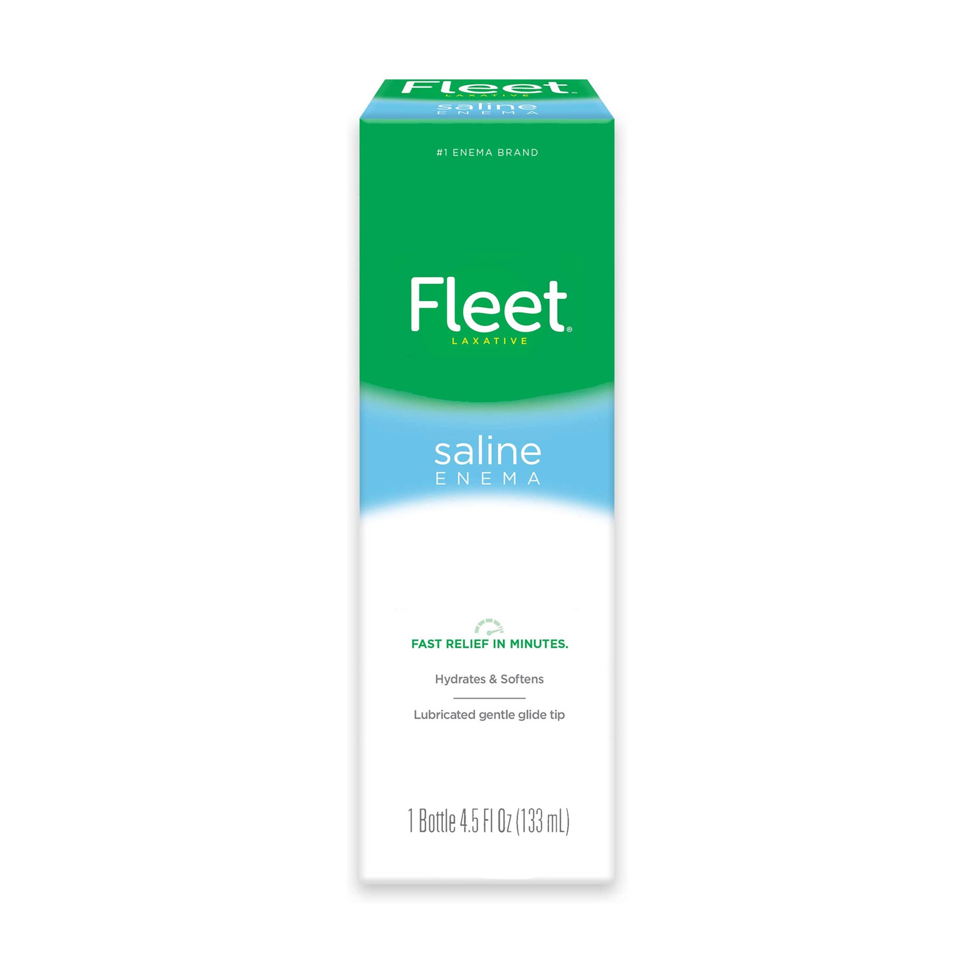 slide 1 of 10, Fleet Laxative Saline Enema for Constipation, 4.5 fl oz, 9 oz