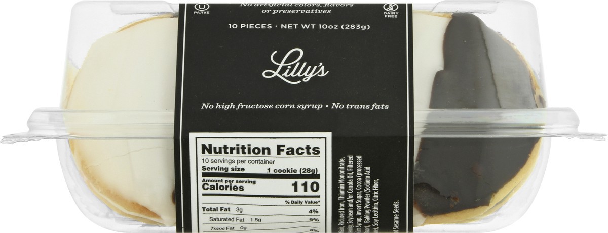 slide 8 of 13, Lilly's Black & White Cookies 10 ea, 10 ct