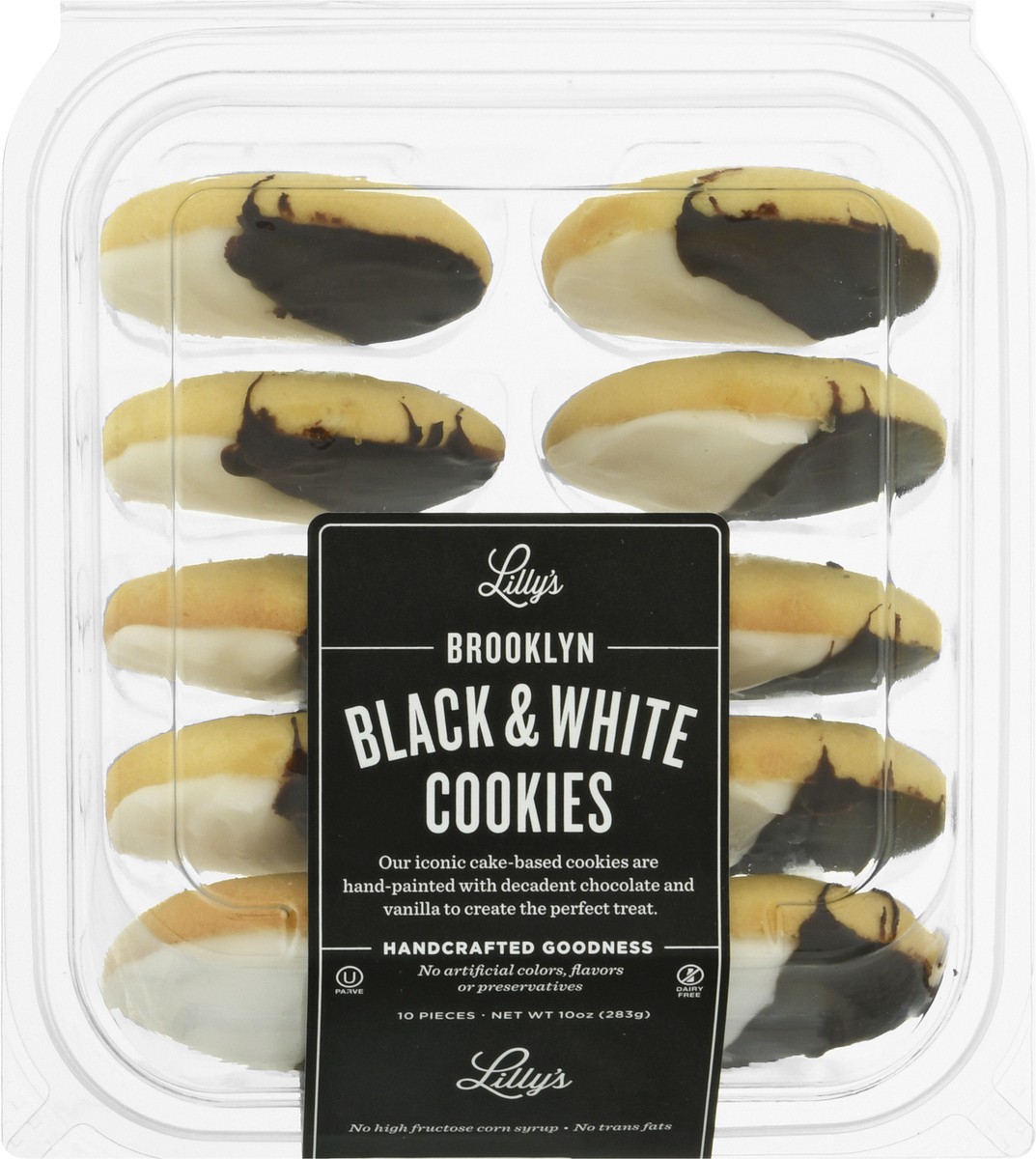 slide 1 of 13, Lilly's Black & White Cookies 10 ea, 10 ct