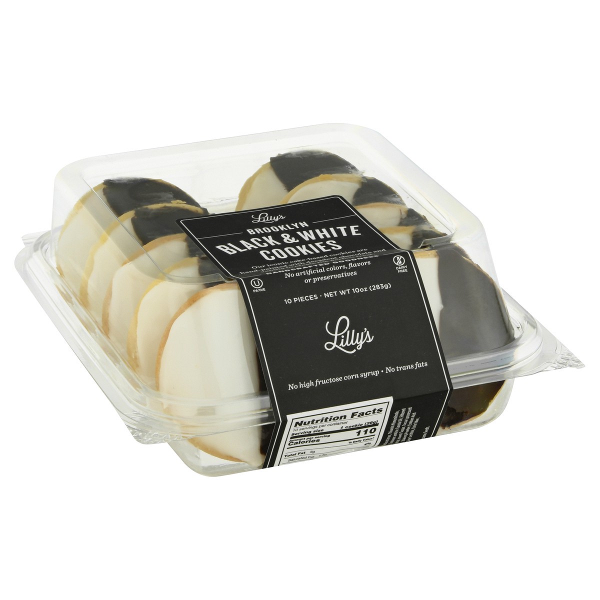 slide 3 of 13, Lilly's Black & White Cookies 10 ea, 10 ct