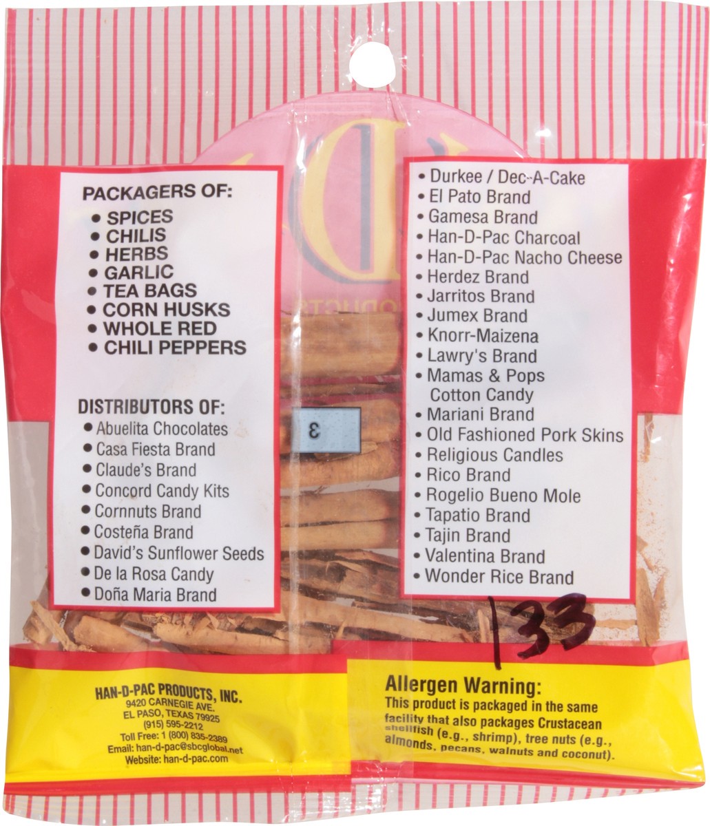 slide 10 of 12, Han-D-Pac Whole Cinnamon 0.625 oz, 0.625 oz