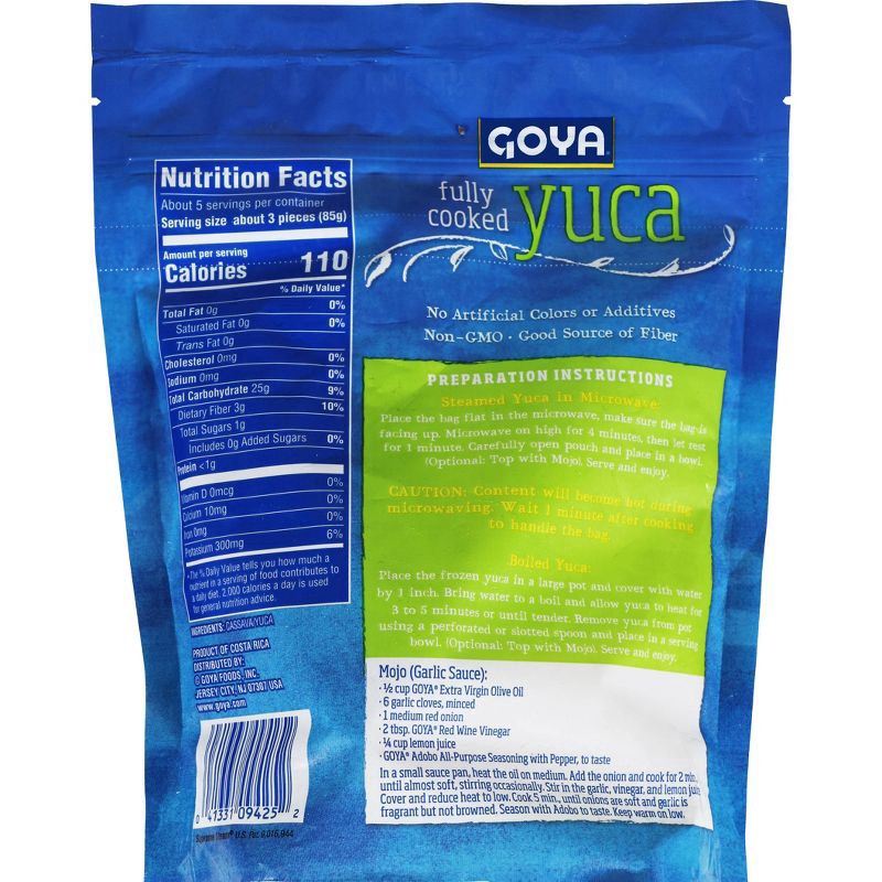 slide 5 of 9, Goya Vegan Gluten Free Pre Cooked Frozen Yuca - 16oz, 16 oz