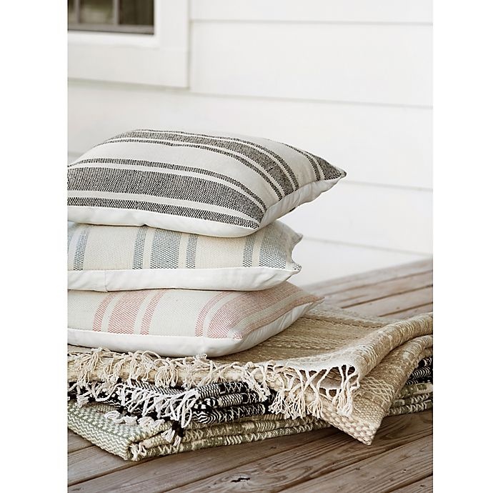 slide 2 of 3, Magnolia Home by Joanna Gaines Carter Square Throw Pillow - Blush/Ivory, 1 ct