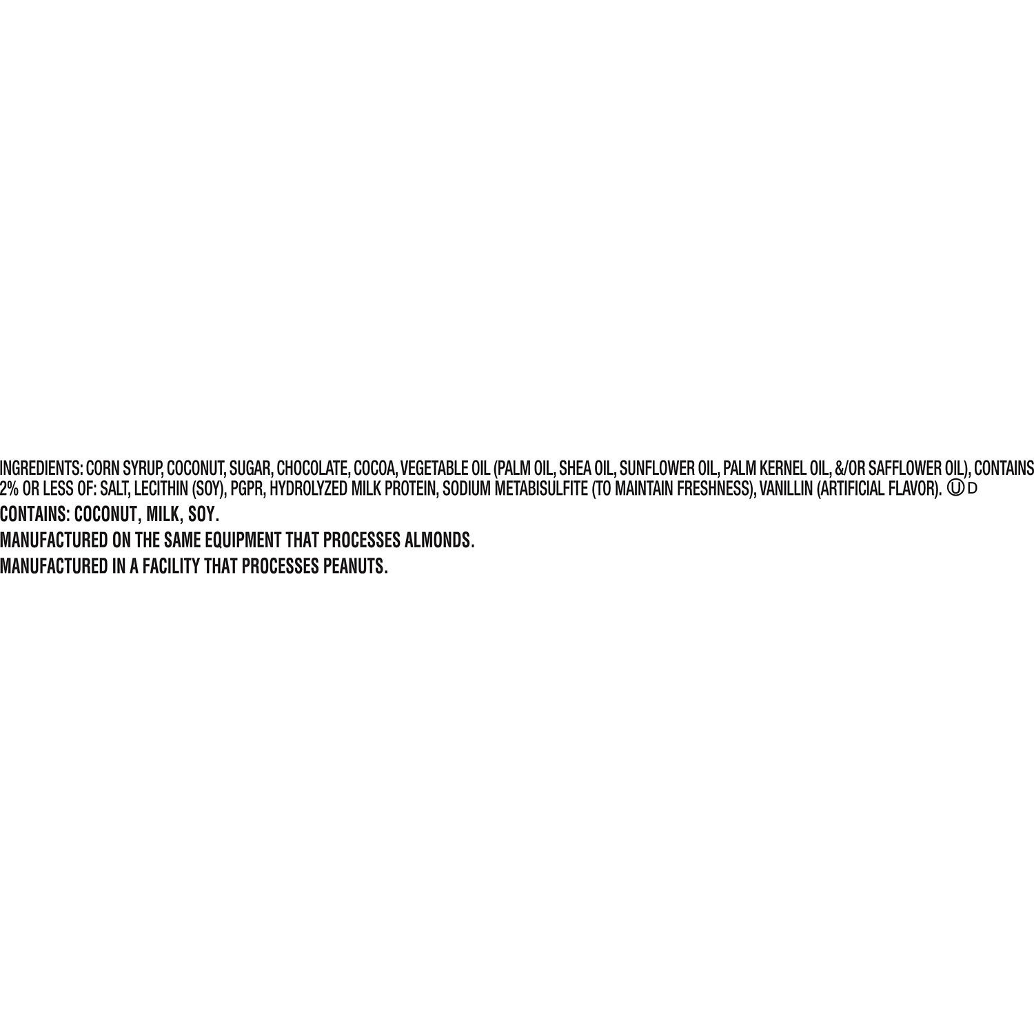 slide 2 of 6, MOUNDS Miniatures Coconut and Dark Chocolate Candy Share Pack, 10.3 oz, 10.3 oz