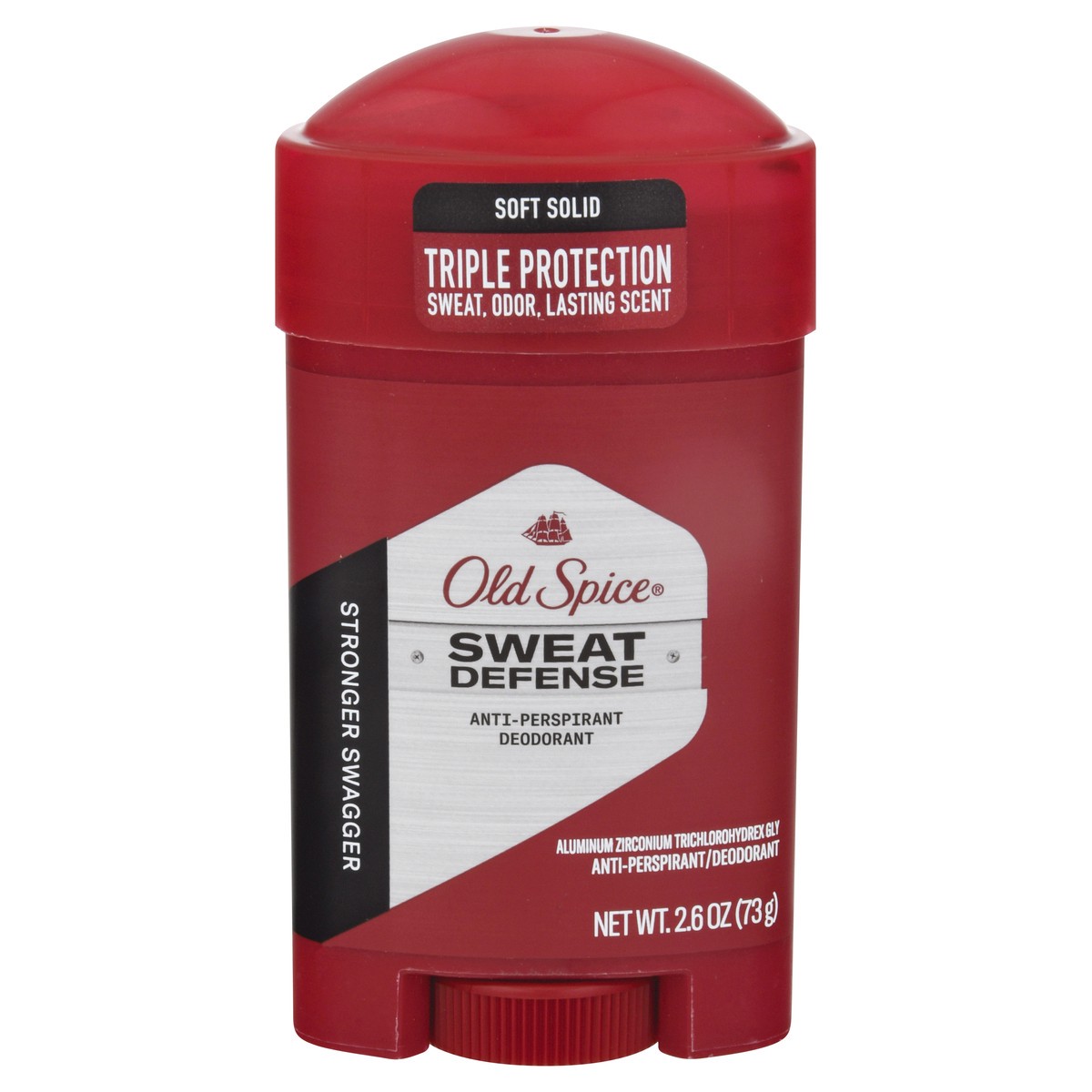 slide 1 of 4, Old Spice Hardest Working Collection Sweat Defense Stronger Swagger Antiperspirant & Deodorant - 2.6oz, 2.6 oz