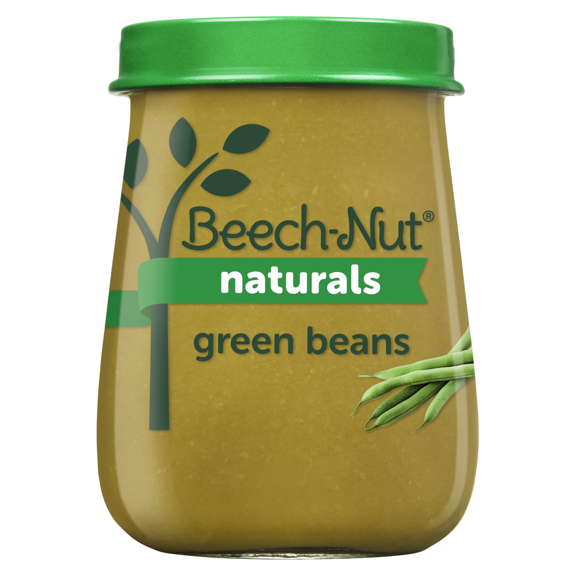 slide 1 of 7, Beech-Nut Naturals Stage 1 Just Green Beans Baby Food, 4 oz