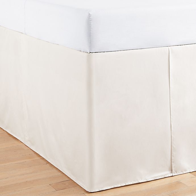 slide 1 of 2, Simply Essential Twin/Twin XL Tailored Bed Skirt - White, 1 ct