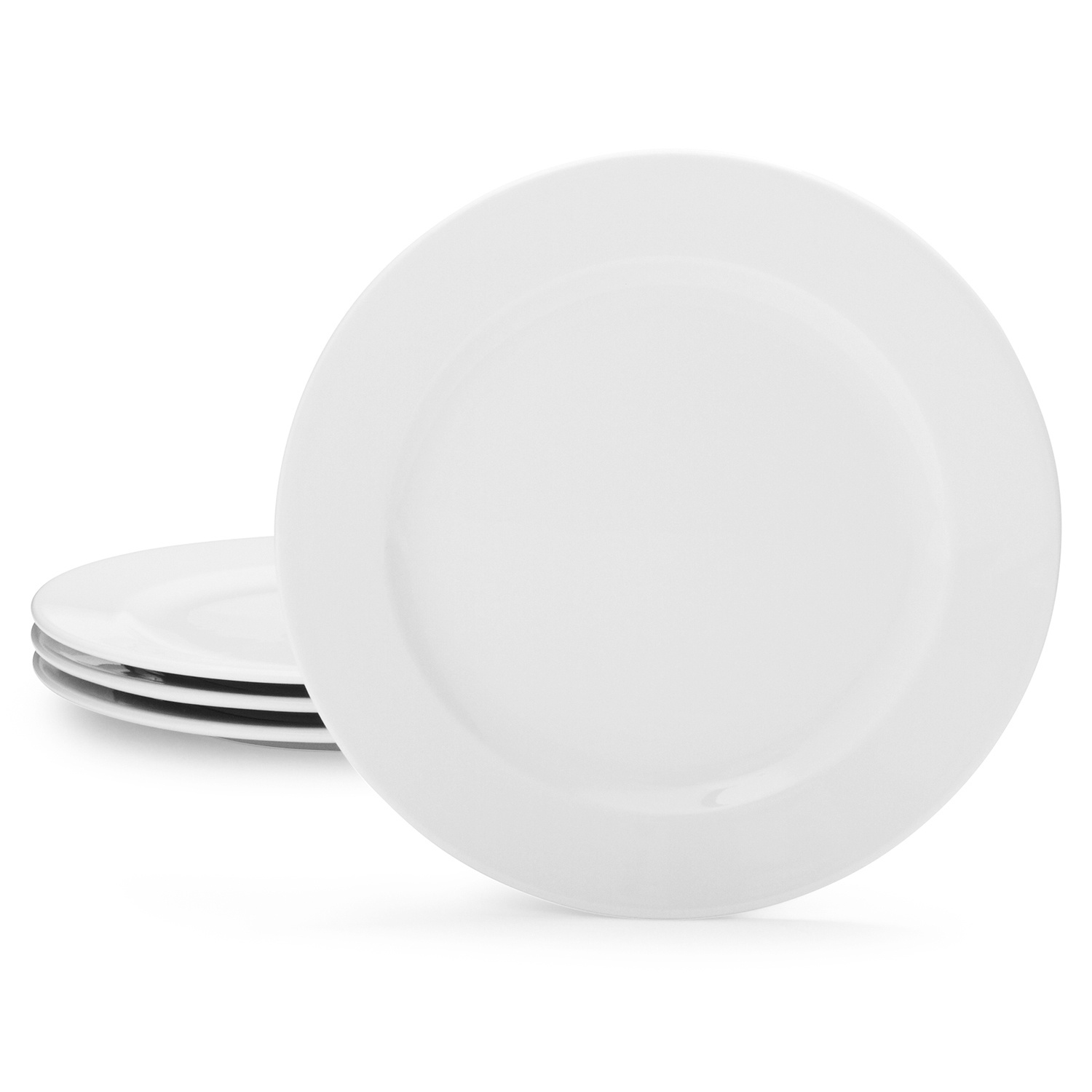 slide 1 of 1, Sur La Table Bistro Round Dinner Plates, 4 ct