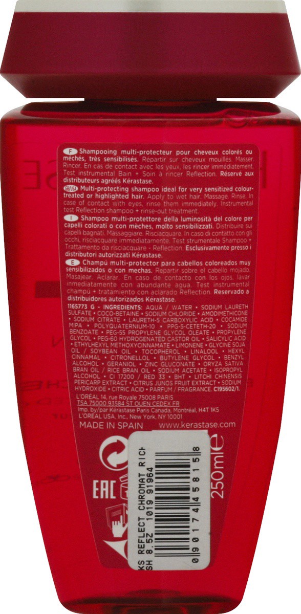 slide 2 of 7, Kérastase Keratase Reflection Bain Chroma Captive Shampoo, 8.5 fl oz