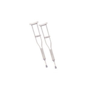 slide 1 of 1, Drive Medical Walking Crutches With Underarm Pad And Handgrip Youth 1 Pair, 1 ct