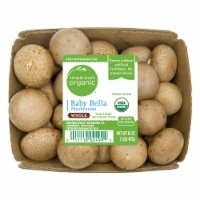 slide 1 of 1, Simple Truth Organic Whole Baby Bella Mushrooms, 16 oz