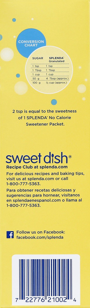 slide 3 of 6, Splenda No Calorie Granulated Sweetener, 3.8 oz