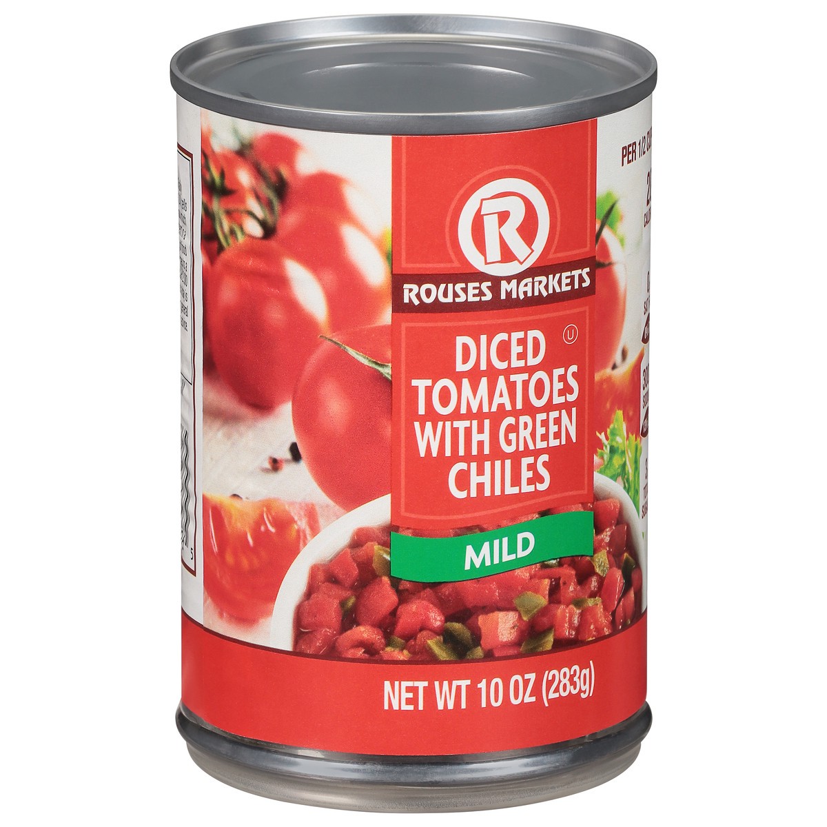slide 10 of 11, Rouses Markets Mild Diced Tomatoes with Green Chiles 10 oz, 10 oz