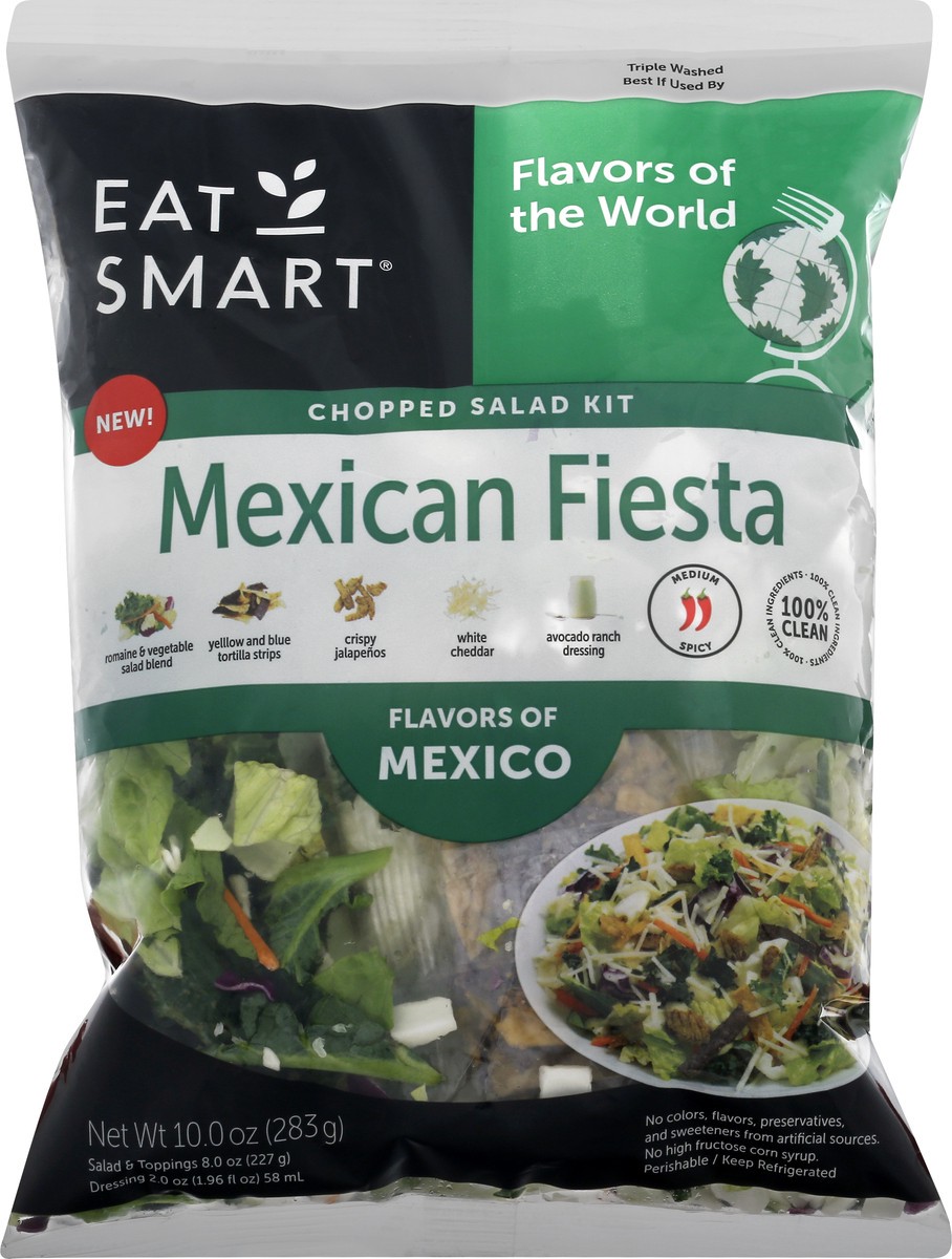 slide 1 of 13, Eat Smart Mexican Fiesta Chopped Salad Kit 10 oz, 10 oz