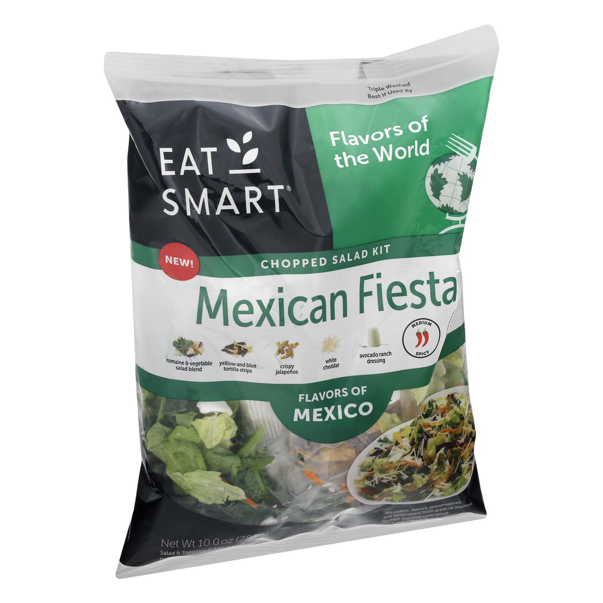 slide 7 of 13, Eat Smart Mexican Fiesta Chopped Salad Kit 10 oz, 10 oz