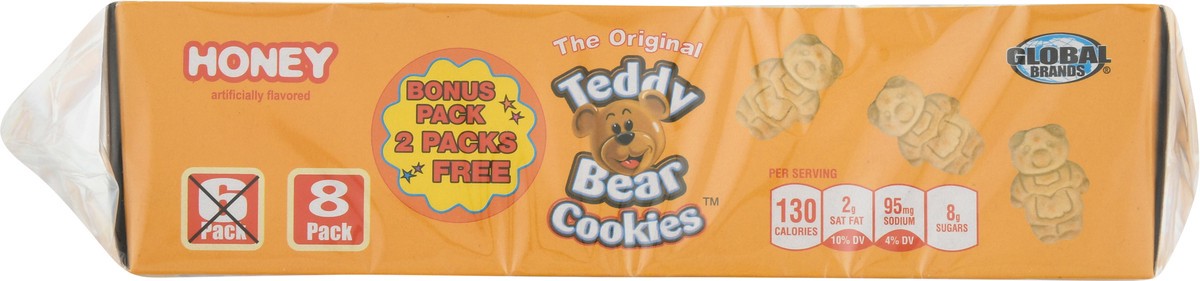 slide 4 of 14, Global Brands Global Honey Teddy Bear Cookies, 7.9 oz