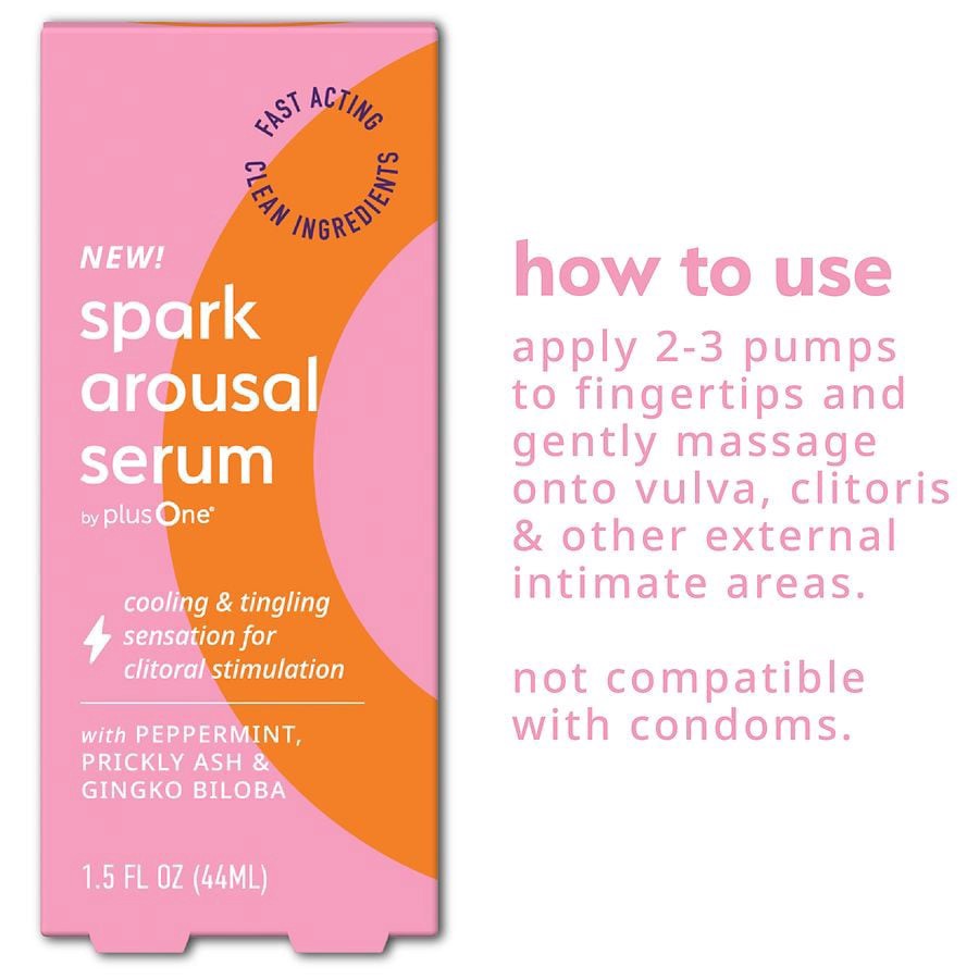 slide 4 of 5, plusOne Spark Arousal Serum, 1.5 fl oz