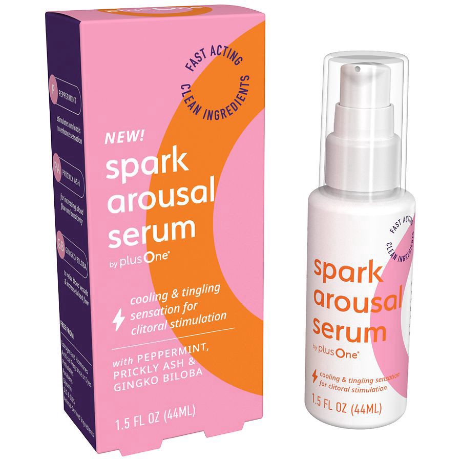 slide 1 of 5, plusOne Spark Arousal Serum, 1.5 fl oz