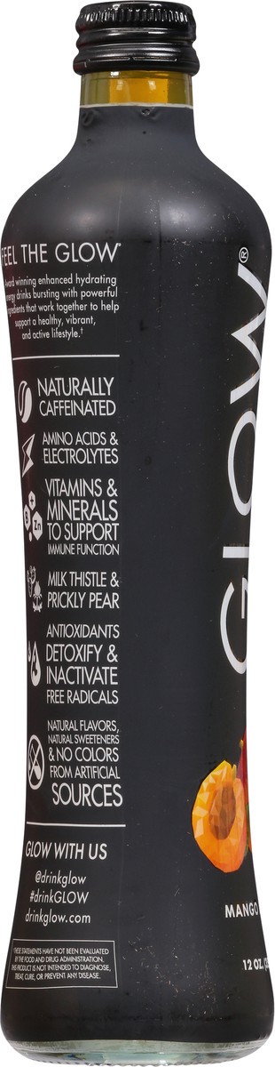 slide 8 of 14, Glow Mango Apricot Sparkling Energy - 12 oz, 12 oz