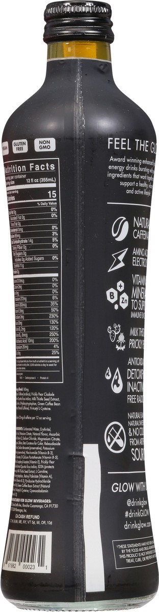 slide 10 of 14, Glow Mango Apricot Sparkling Energy - 12 oz, 12 oz
