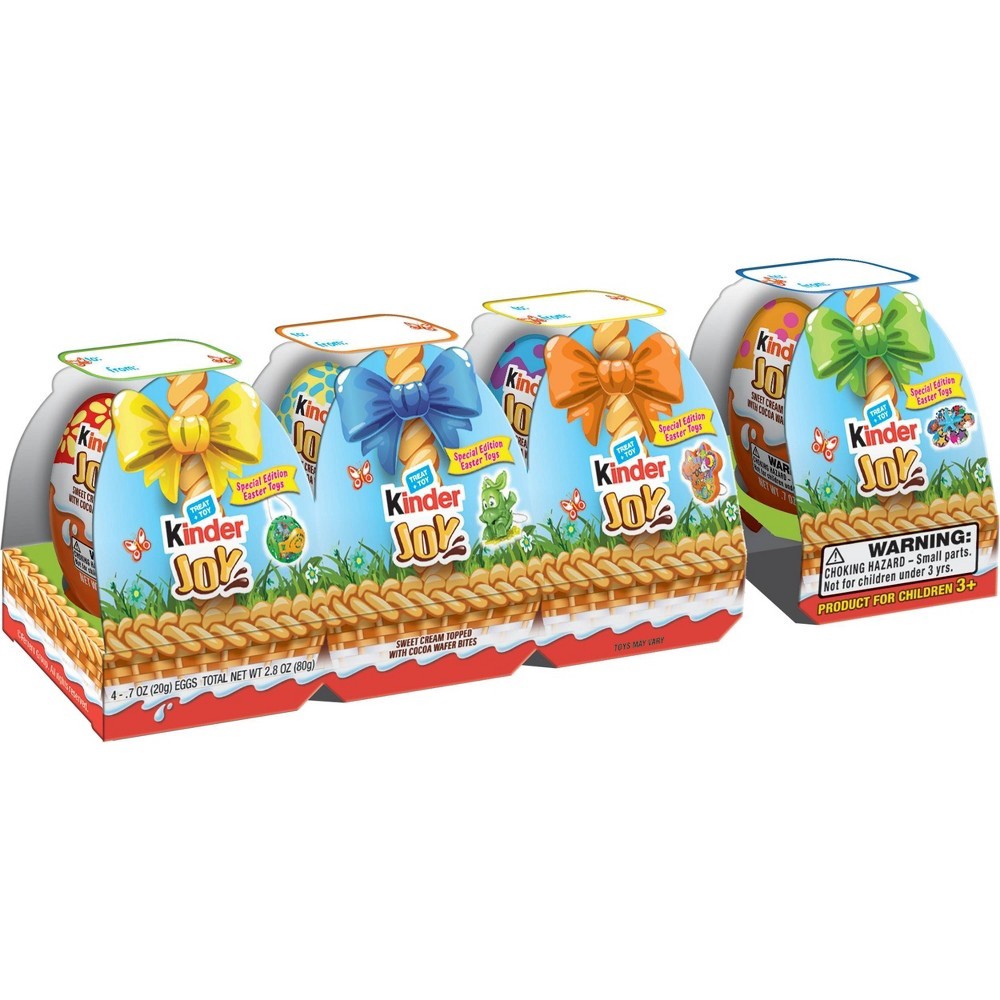 slide 3 of 3, Kinder Joy Special Spring Toys Treat + Toy Eggs - 4 ct, 4 ct