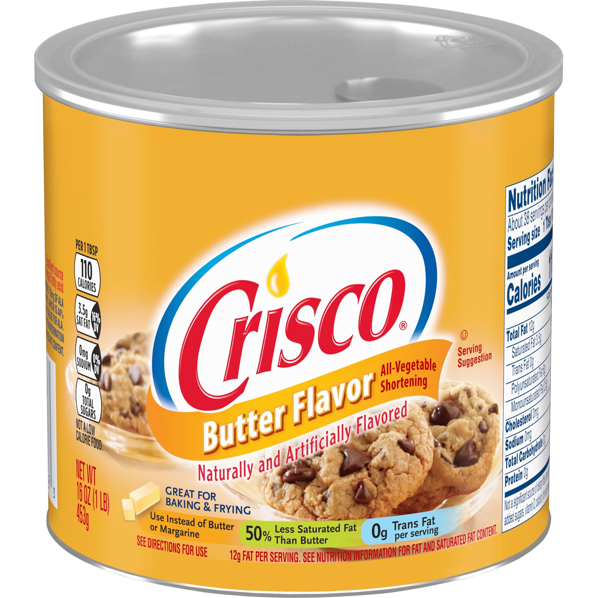 slide 1 of 5, Crisco Shortening 16 oz, 16 oz