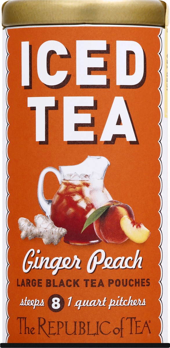 slide 11 of 12, The Republic of Tea Ginger Peach Iced Tea Pouches - 8 ct, 8 ct