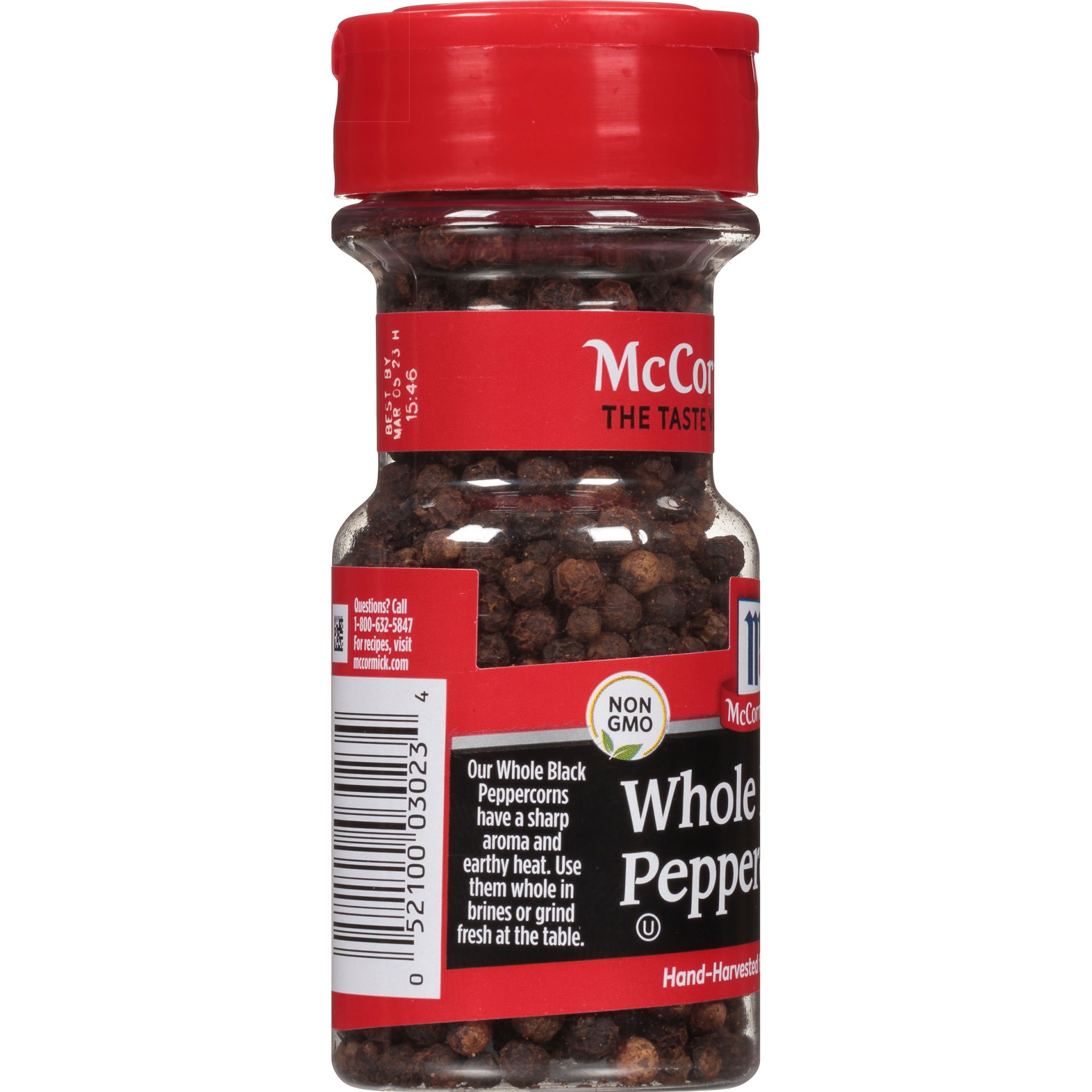 slide 6 of 7, McCormick Whole Black Pepper, 1.87 oz