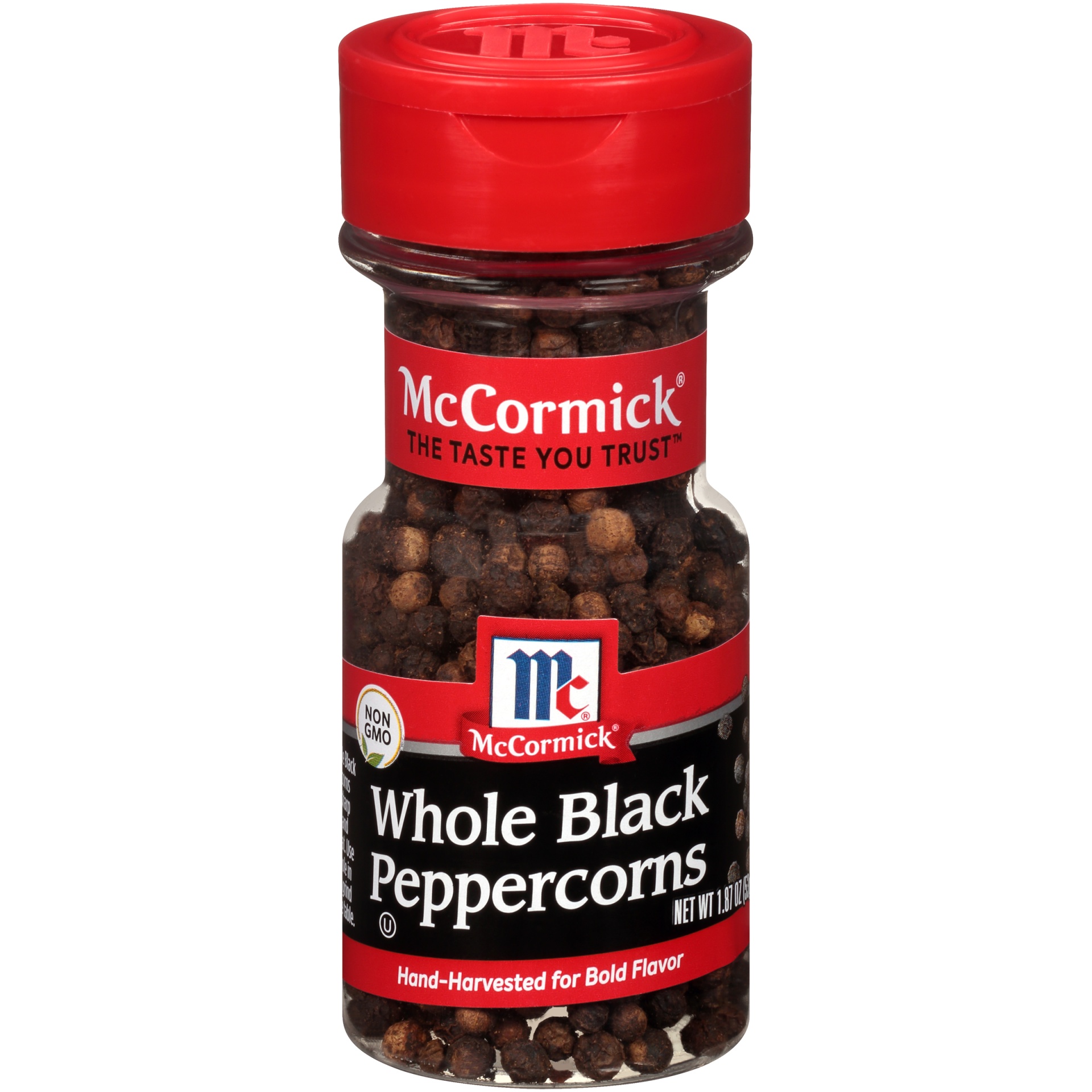 slide 1 of 7, McCormick Whole Black Pepper, 1.87 oz