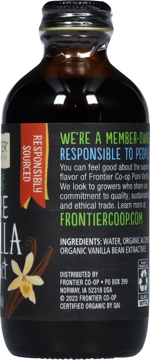 slide 8 of 9, Frontier Co-Op Organic Pure Vanilla Extract 4 fl oz, 4 fl oz