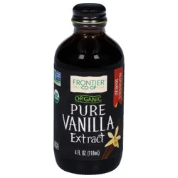Frontier Co-op Organic Pure Vanilla Extract 4 fl oz