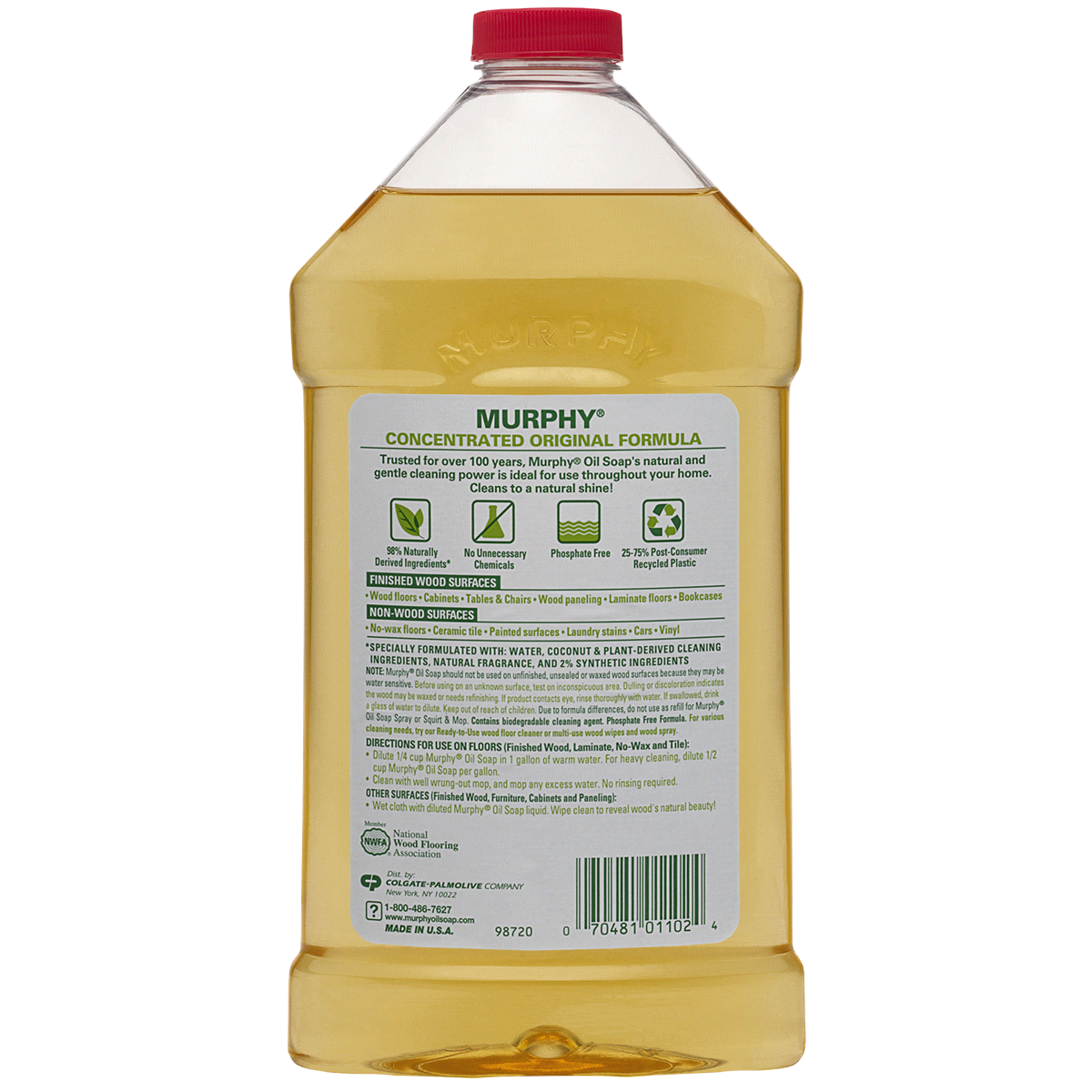 slide 82 of 125, Murphy's Oil Soap Wood Cleaner, Original - 32 fluid ounce, 32 fl oz