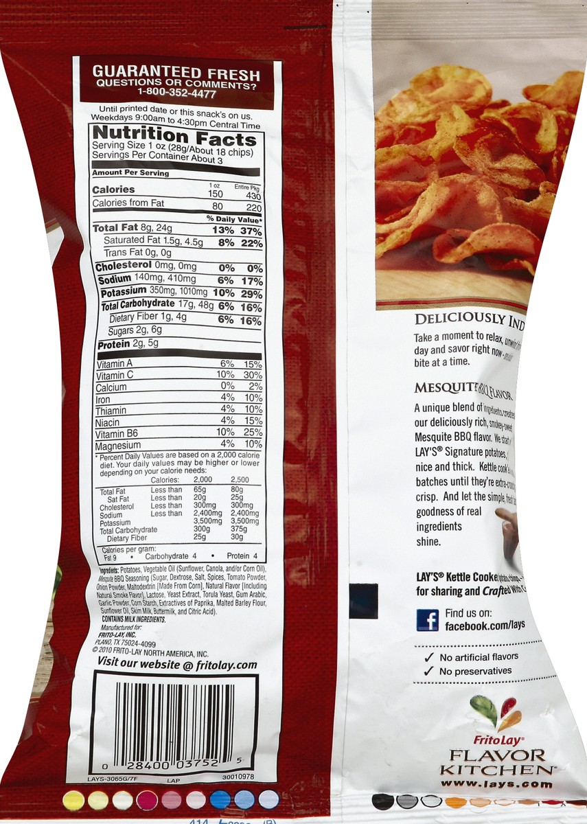 slide 6 of 6, Lay's Potato Chips 2.875 oz, 2.875 oz