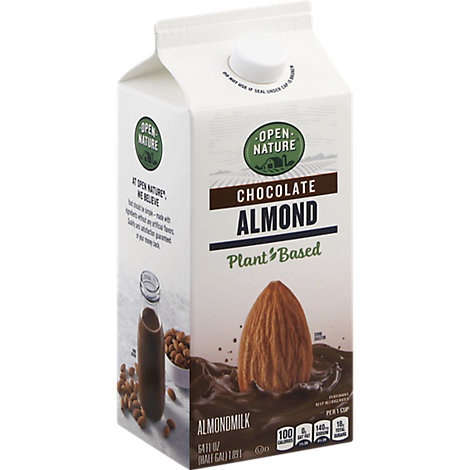 slide 1 of 1, Lucerne Almond Milk Chocolate Half Gallon, 64 fl oz