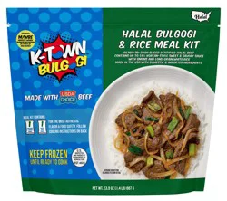 K-Town Halal Beef Bulgogi & Rice Meal Kit