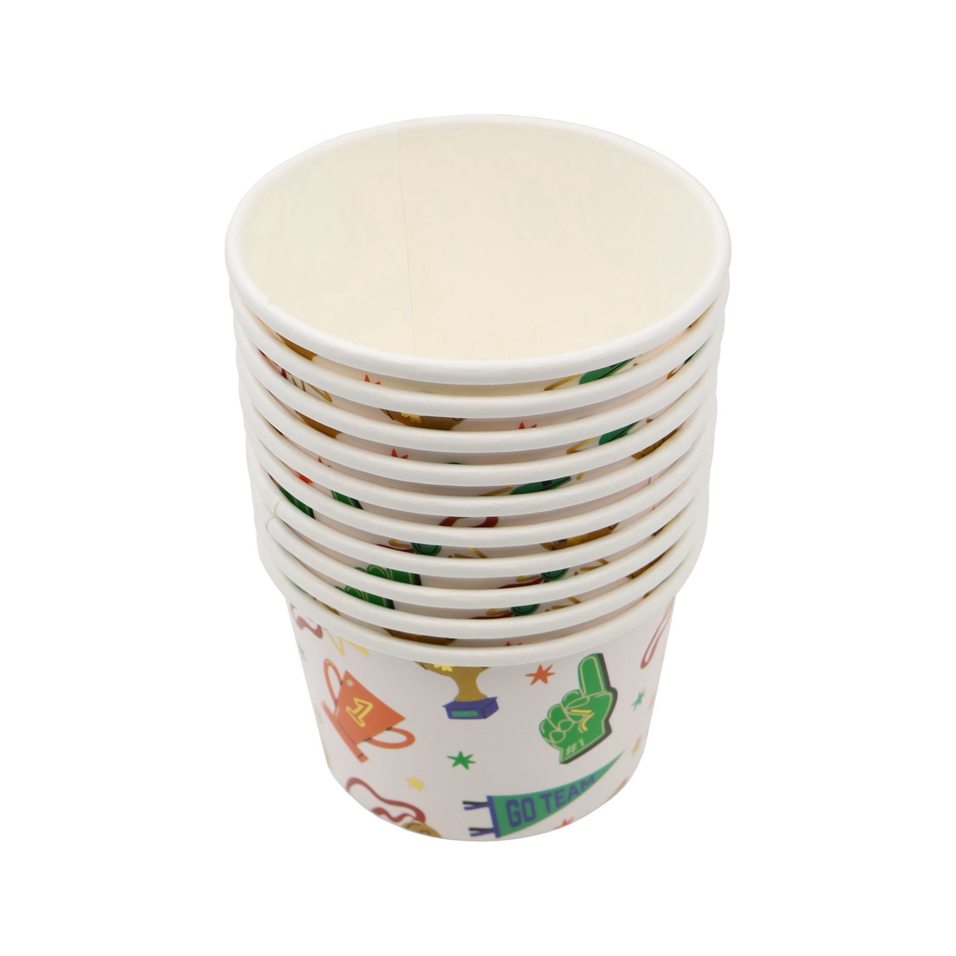 slide 2 of 2, 8oz. Team Spirit Paper Snack Cups, 10ct. By Celebrate It, 10 ct