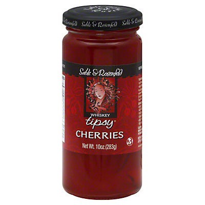 slide 1 of 1, Sable & Rosenfeld Whiskey Tipsy Cherries, 10 oz