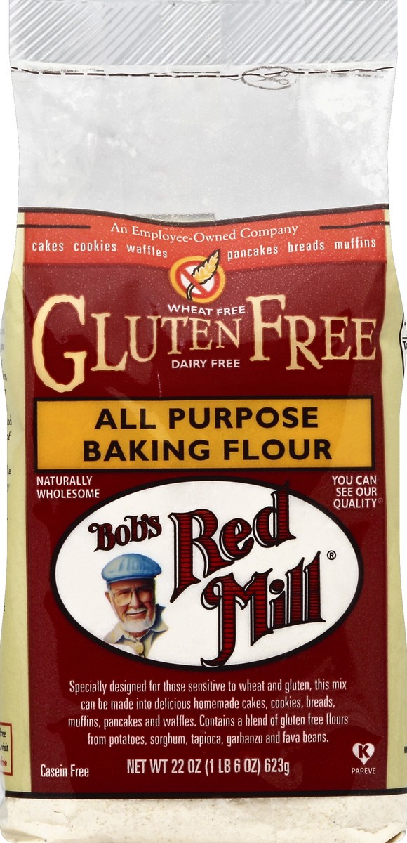 slide 1 of 6, Bob's Red Mill Gluten Free Flour, 22 oz