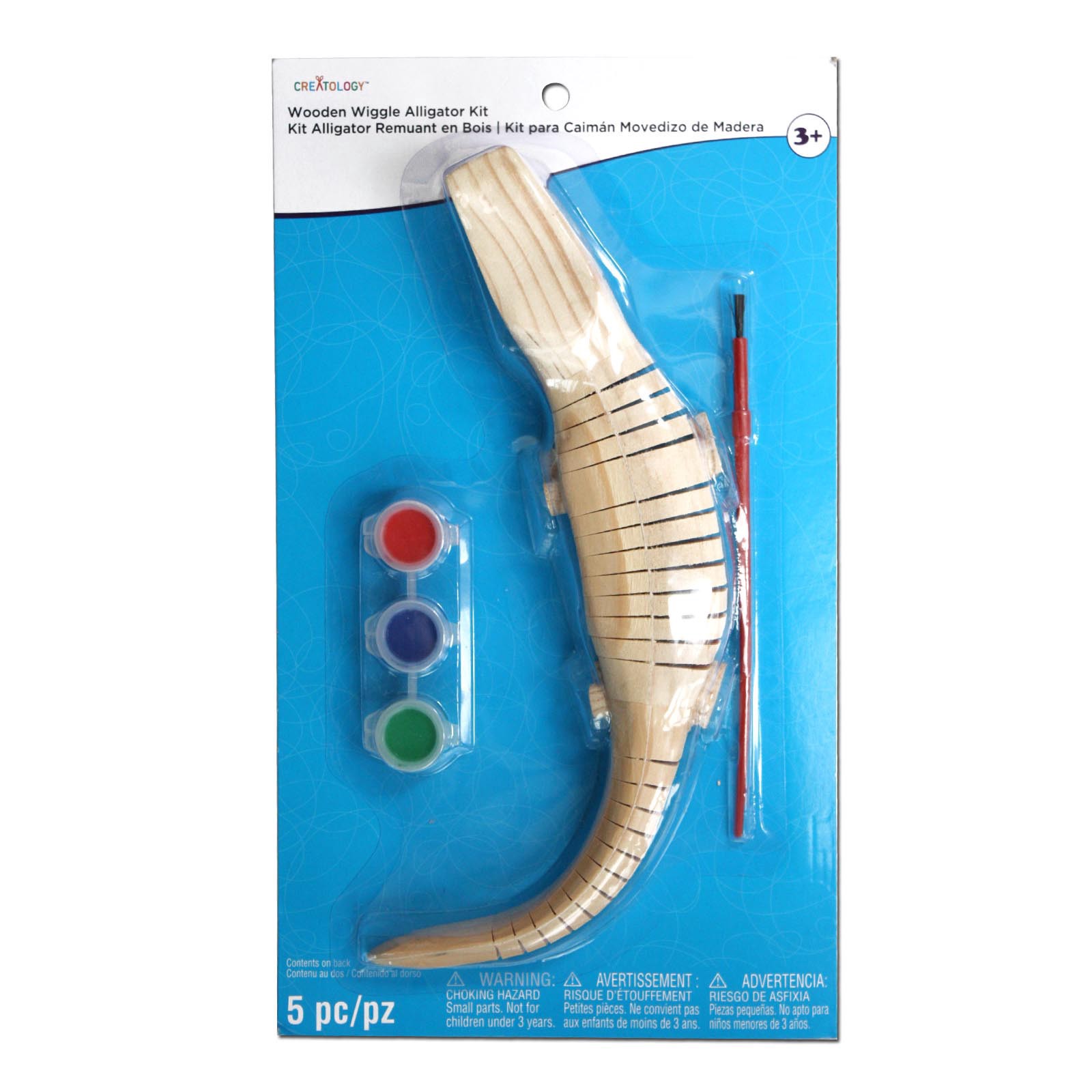 slide 2 of 2, Wooden Wiggle Alligator Kit By Creatology, 1 ct