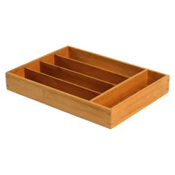 Bamboo Flatware Drawer Organizer - Threshold