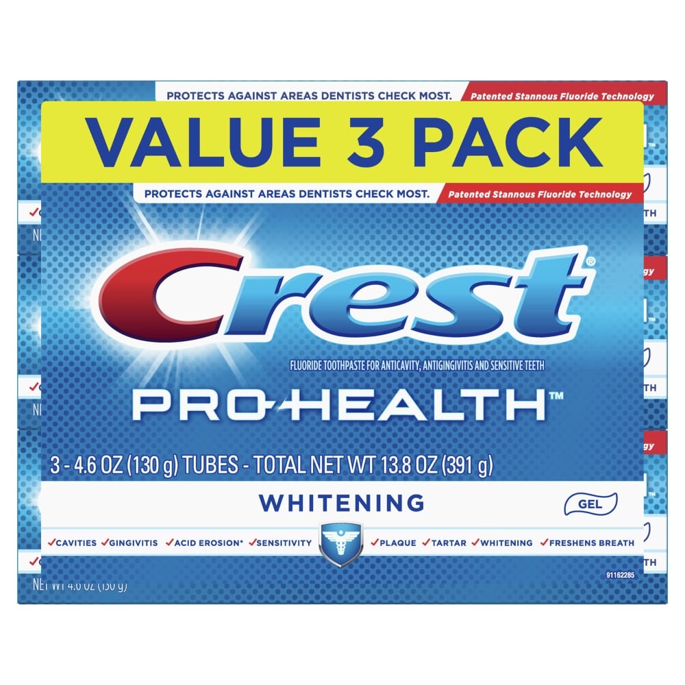 slide 1 of 1, Crest Pro-Health Whitening Power Toothpaste, 3 ct; 4.6 oz