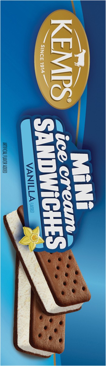 slide 12 of 14, Kemps Mini Vanilla Ice Cream Sandwiches 8 Ct / 2.25 Fl Oz, 8 ct