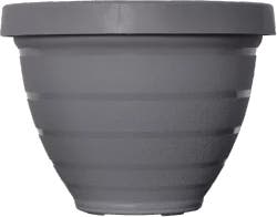 Akro-Mils Rings Self-Watering Planter - Warm Gray