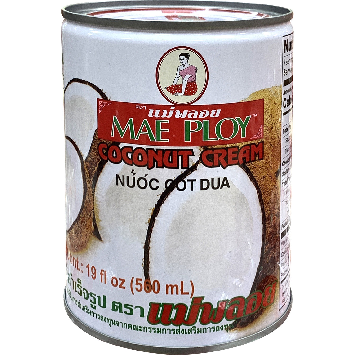 slide 1 of 1, Mae Ploy Coconut Cream, 19 oz