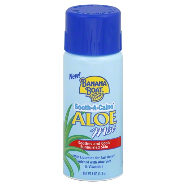 slide 1 of 1, Banana Boat Sooth-A-Caine Aloe Mist, 6 oz