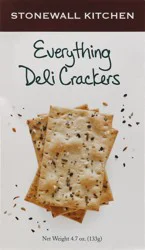Stonewall Kitchen Everything Deli Crackers - 4.7 Oz