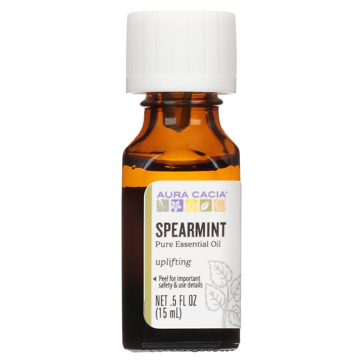 slide 1 of 2, Aura Cacia Spearmint Essential Oil, 1 oz