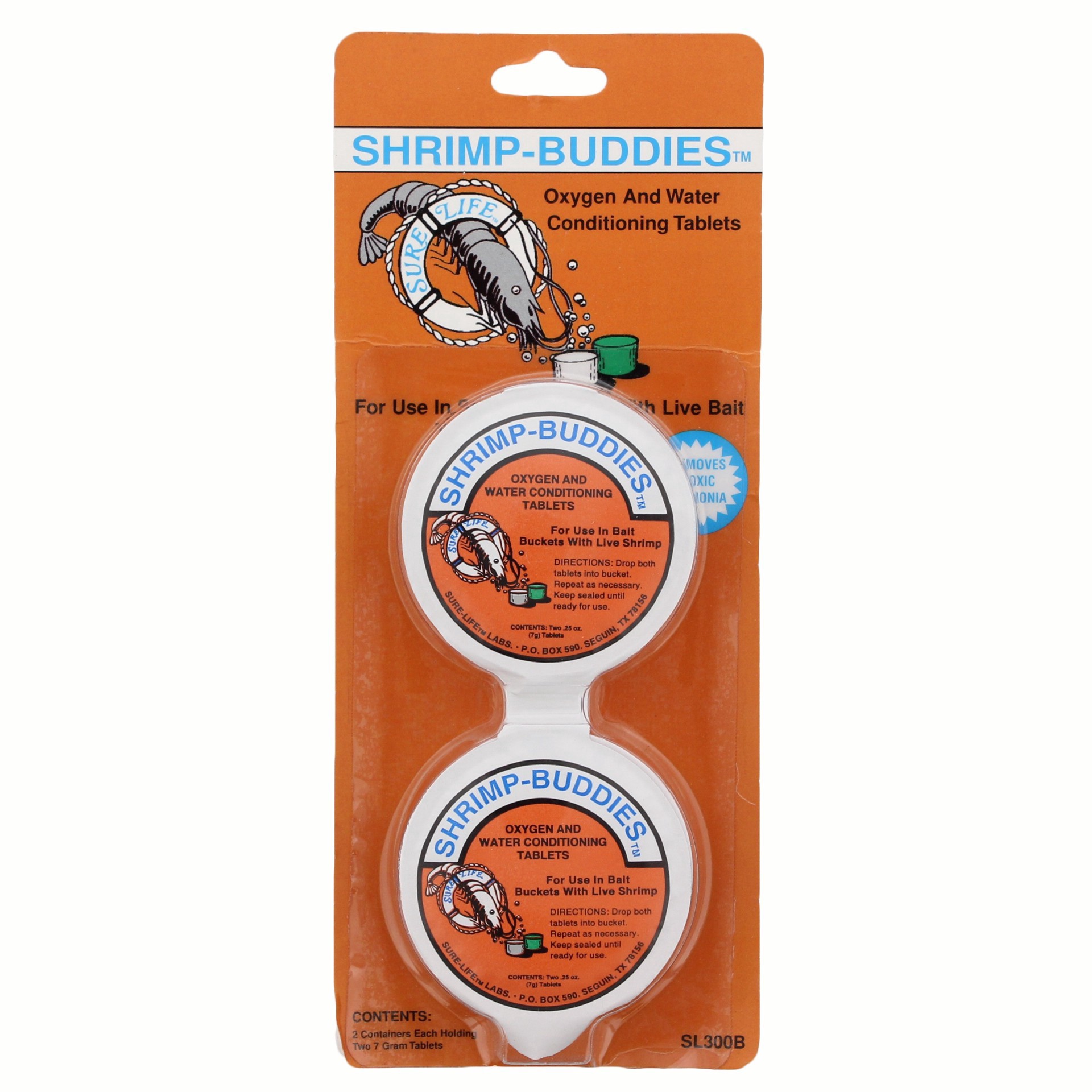 slide 1 of 1, Sure Life Shrimp-Buddies Oxygen & Water Conditioning Tablets, 1 ct