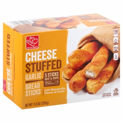 slide 1 of 1, Harris Teeter Cheese Stuffed Breadsticks, 11.5 oz